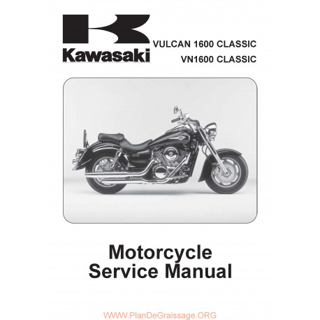 Kawasaki Vn 1600 Vulcan 2003 Manual De Reparatie