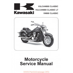 Kawasaki Vn 900 Vulcan Classic 2006 Manual De Reparatie