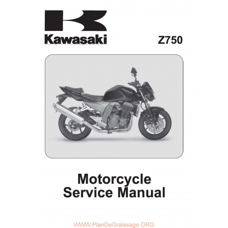 Kawasaki Z 750 2003 Manual De Reparatie