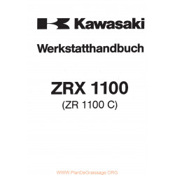 Kawasaki Zrx 1100 Zr 1100 C Manual De Reparatie