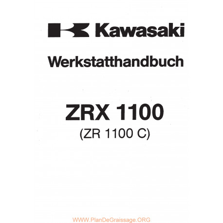 Kawasaki Zrx 1100 Zr 1100 C Manual De Reparatie