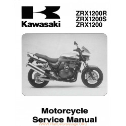 Kawasaki Zrx 1200 R S 2001 2007 Manual De Reparatie