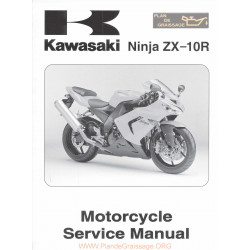 Kawasaki Zx 10r Ninja 2004 Service Manual