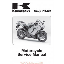 Kawasaki Zx 6 R 2005 Manual De Reparatie