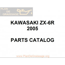 Kawasaki Zx 6 R Parts Catalog 2005