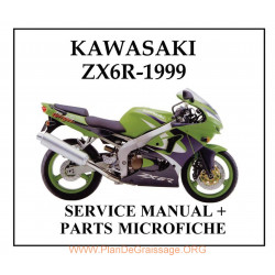Kawasaki Zx 6r 1998 1999 Manual De Reparatie