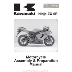 Kawasaki Zx 6r 2005 Manual De Reparatie Assembly