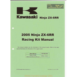 Kawasaki Zx 6rr Racing Kit Manual 2005