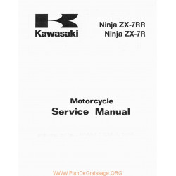Kawasaki Zx 7 R Rr Manual De Reparatie