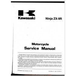Kawasaki Zx 9 R 1998 Manual De Reparatie