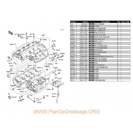 Kawasaki Zx 9r F1 2002 Parts List