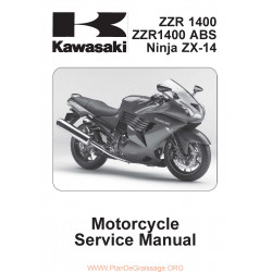 Kawasaki Zzr 1400 2006 Manual De Reparatie