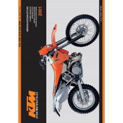 Ktm 125 200 250 300 380 Sx Mxc Exc 2001