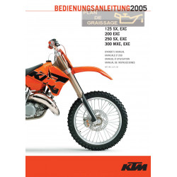 Ktm 125 200 250 300 Sx Exc Exc Mxc 2005