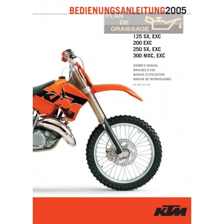 Ktm 125 200 250 300 Sx Exc Exc Mxc 2005