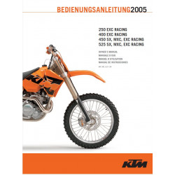 Ktm 250 400 450 525 Exc Sx Mxc Racing 2005