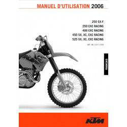 Ktm 250 400 450 525 Sx Exc Xc Racing Mu 2006