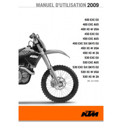 Ktm 400 450 530 Exc Xc Usa Eu Za 2009