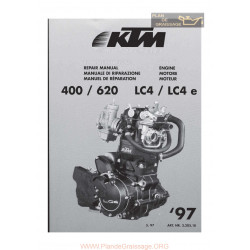 Ktm 400 620 Lc4 Lc4e 1997 Manual De Reparatie