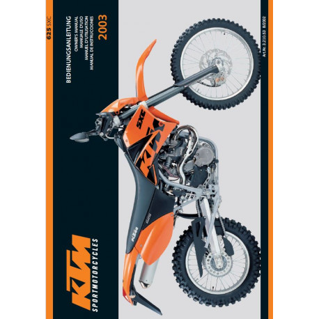 Ktm 625 Lc4 2003 Manual De Utilizare