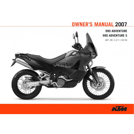 Ktm 990 Adventure 2007 Manual De Intretinere