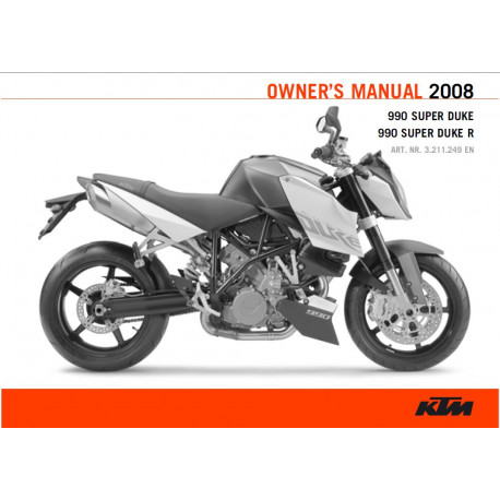 Ktm 990 Super Duke 2008 Manual De Intretinere