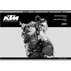Ktm Lc4 2001 Motor Parts Catalog