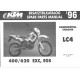 Ktm Lc4 400 620 Spare Parts Manual 1996 Parts List