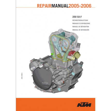 Ktm Sxf 250 2005 Manual De Reparatie