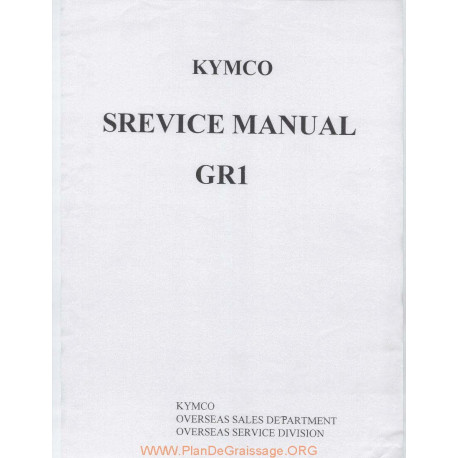 Kymco Mo Dj 50 Manual De Reparatie