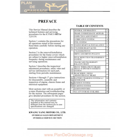 Kymco Mx Rr Manual De Reparatie