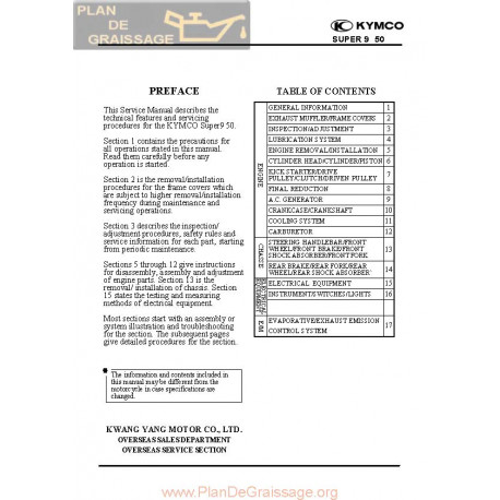 Kymco Super 9 50 Manual De Reparatie