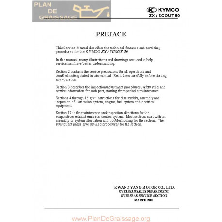Kymco Zx 50 Manual De Reparatie