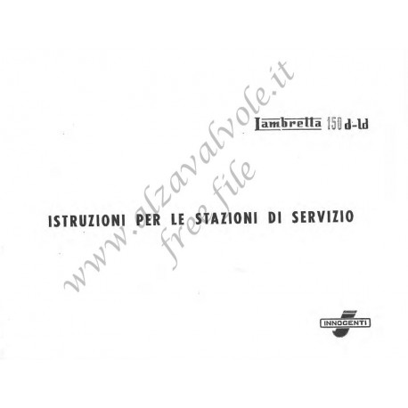 Lambretta 150d Ld Manuale Dofficina