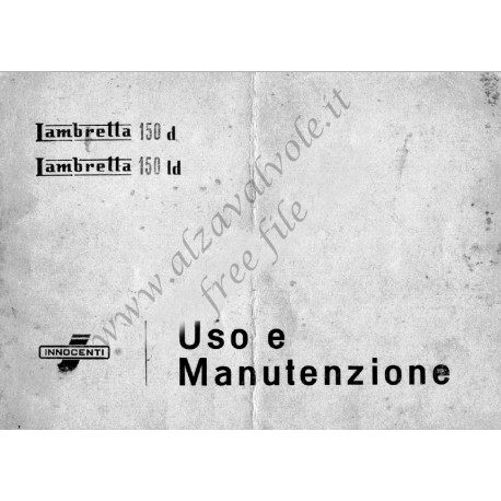 Lambretta 150d Uso E Manutenzione