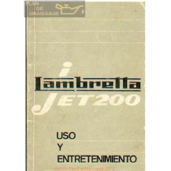 Lambretta Jet 200 Manual Usuario