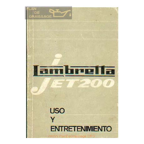 Lambretta Jet 200 Manual Usuario