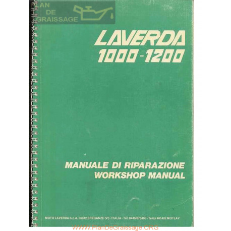 Laverda 1000 1200 Manual Taller