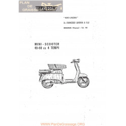 Laverda Mini Scooter 49 60cc 4t Manual Uso Y Mantenimiento Italiano