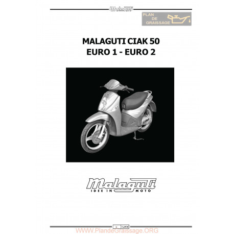 Malaguti Ciak 50 E1 E2 Manual De Reparatie