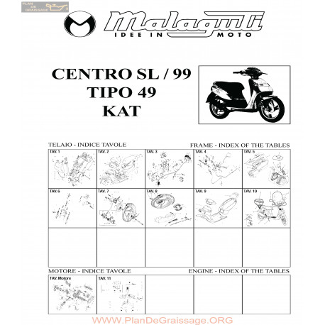 Malaguti R0007 Centro Sl 50 99 Kat