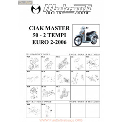 Malaguti R0016 Ciak Master 50 Euro 2 2004 2006