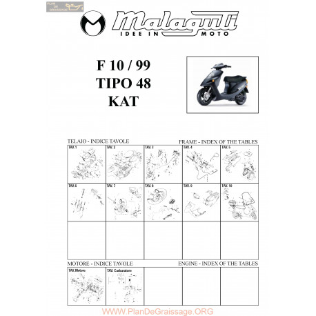 Malaguti R0020 F10 50 Kat