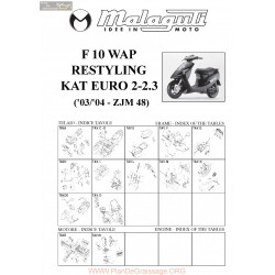 Malaguti R0023 F10 50 Kat Euro 2 2 3