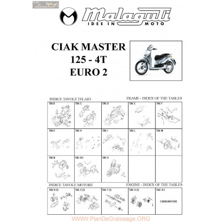 Malaguti R0060 Ciak Master 125 Euro 2