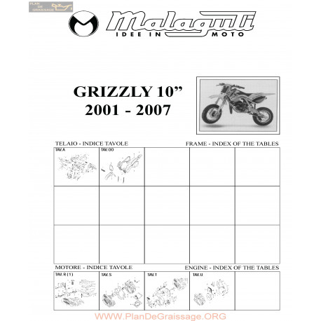 Malaguti R0091 Grizzly 10 2001 2007