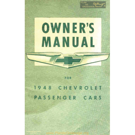 Chevrolet Passenger Cars Om 1948