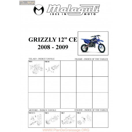 Malaguti R0095 Grizzly 12 Ce 2008 2009