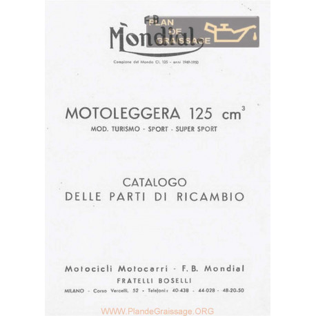 Mondial Motoleggera 125 Ca