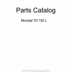 Mondial Td 150 L Parts List